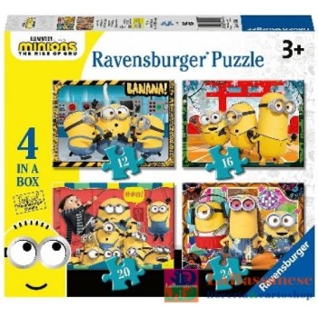 PUZZLE 4 IN A BOX MINIONS -...