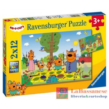 PUZZLE 2X12 PZ KID E CATS -...