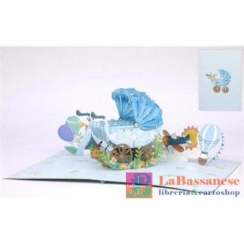 BIGLIETTO ORIGAMO BABY BOY...