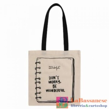 BORSA DI TELA MR WONDERFUL...