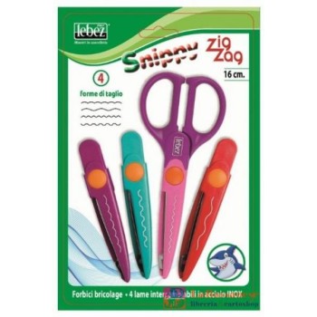 FORBICE SNIPPY ZIG-ZAG 4 IN...