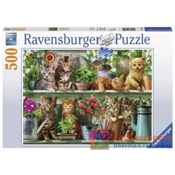 PUZZLE 500 PZ GATTO SULLO...