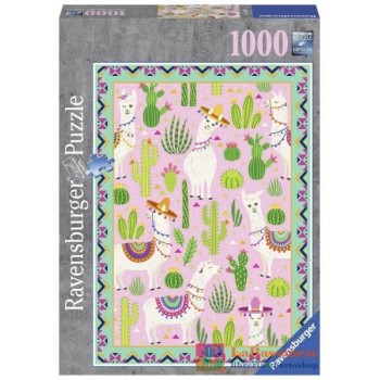 PUZZLE 1000 PZ CUTE ALPACAS...