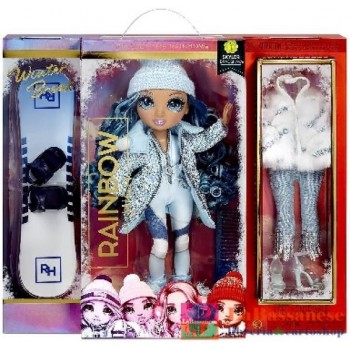 RAINBOW HIGH FASHION WINTER BREAK DOLL SKYLER BRADSHAW (BLUE) - 574798