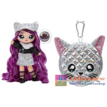 NA! NA! NA! SURPRISE 2-IN-1 POM DOLL GLAM SERIES 1 (METALLIC) ASST IN PDQ - 575139