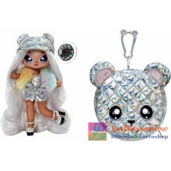 NA! NA! NA! SURPRISE 2-IN-1 POM DOLL GLAM SERIES 1 (METALLIC) ASST IN PDQ - 575139