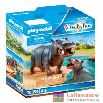 IPPOPOTAMO CON CUCCIOLO -...
