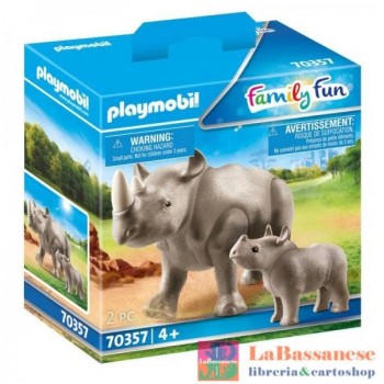 RINOCERONTE CON CUCCIOLO -...