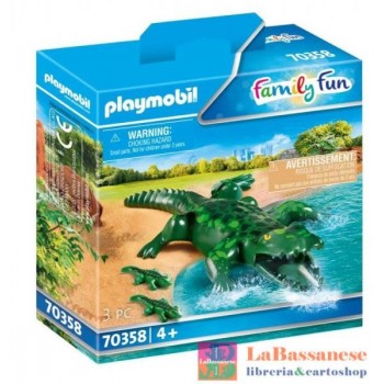 COCCODRILLO CON CUCCIOLI -...