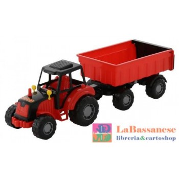 MASTER TRACTOR WITH TRAILER...