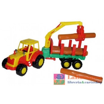 MASTER TRACTOR WITH TIMBER...