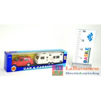 AUTO CON ROULOTTE DIECAST -...