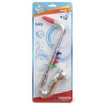 SASSOFONO CROMATO A 4 TASTI (BLISTER) - 32-3902