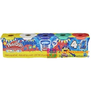 PLAYDOH 4 + 1 COLORI CON...