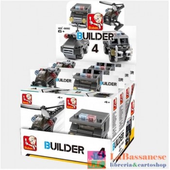 BUILDER MEZZI FORZE SPECIALI 8 PZ. DISPLAY - M38-B0595