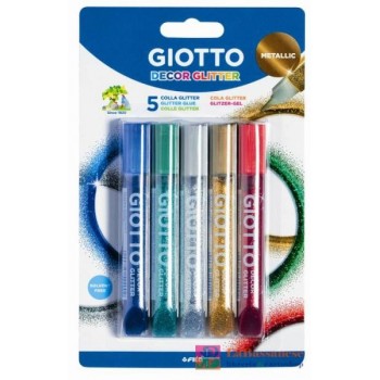 BLISTER 5 COLLA GLITTER...